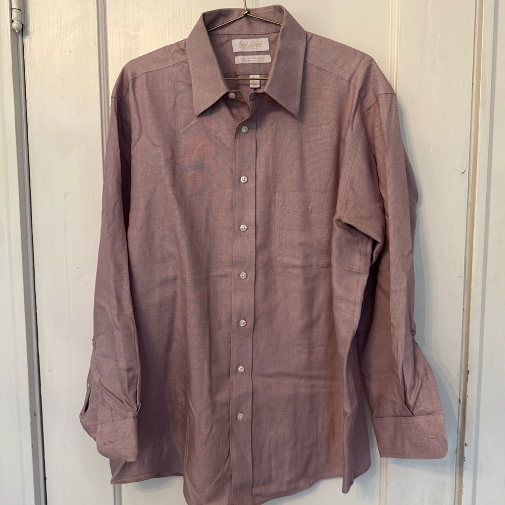 Roundtree & Yorke men’s red dress shirt